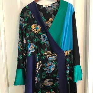 DVF Floral Silk Dress